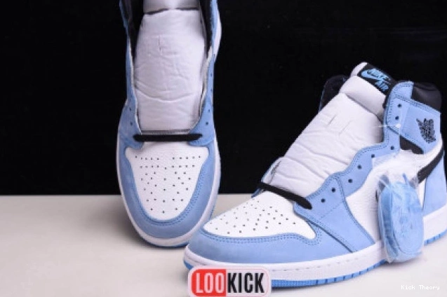 Kicked Out Shoe Store WHITE 1 UNIVERSITY 555088-134 RETRO JORDAN AIR HIGH BLUE BLACK 0723